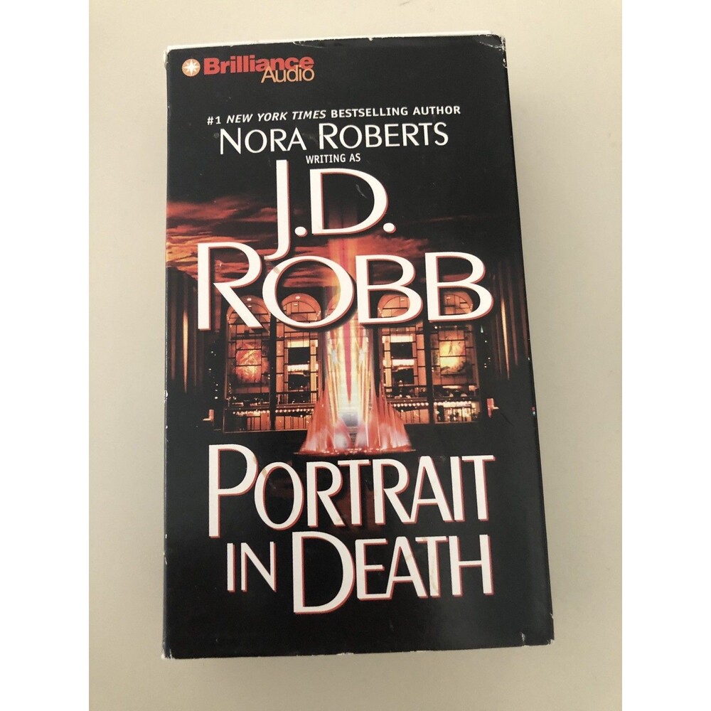 Nora Roberts writing as J.D. Robb "Portrait In Death" Audiobook on 4 Cassettes